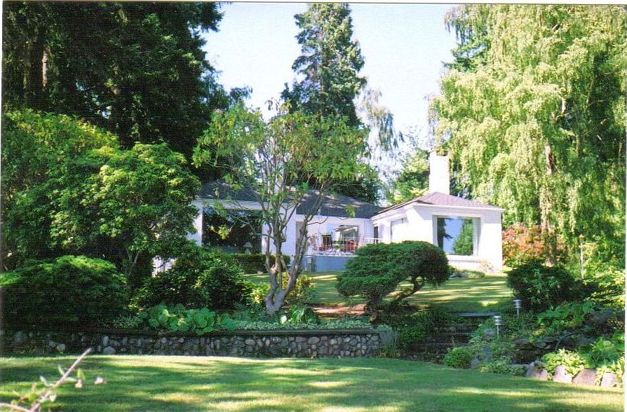 House as viewed from the beach