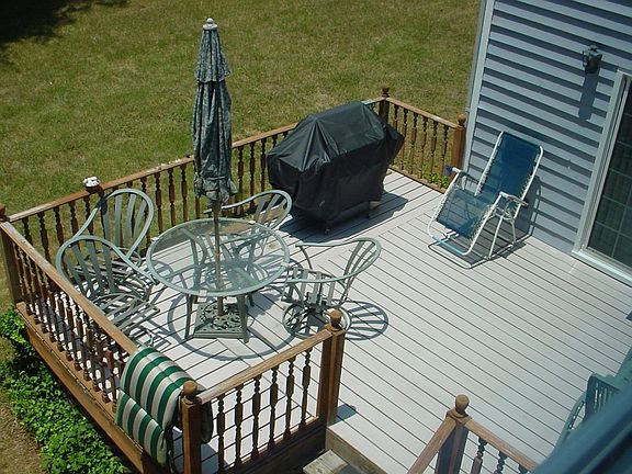 Rear deck from 2nd floor.