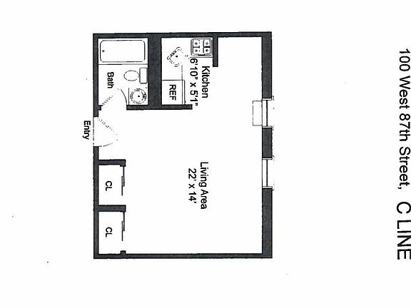 2nd image of 100 W 87th St APT 4C