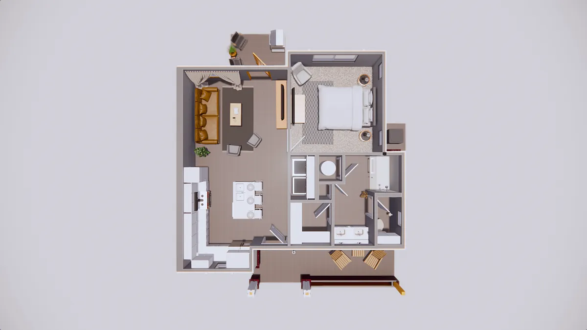 Floor plan 1 Bedroom