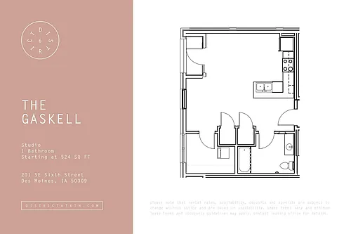 Floor plan Gaskell