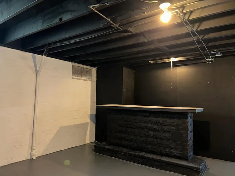 Built-in Bar in Basement