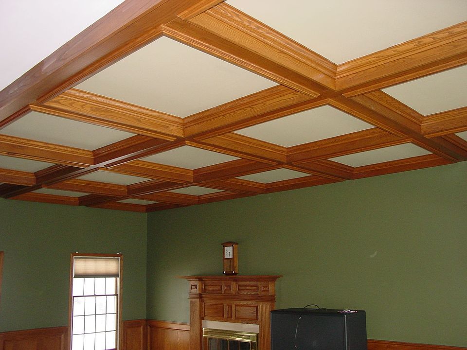 Box beamed FR ceiling