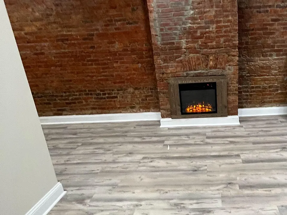 Heating fire place immitation