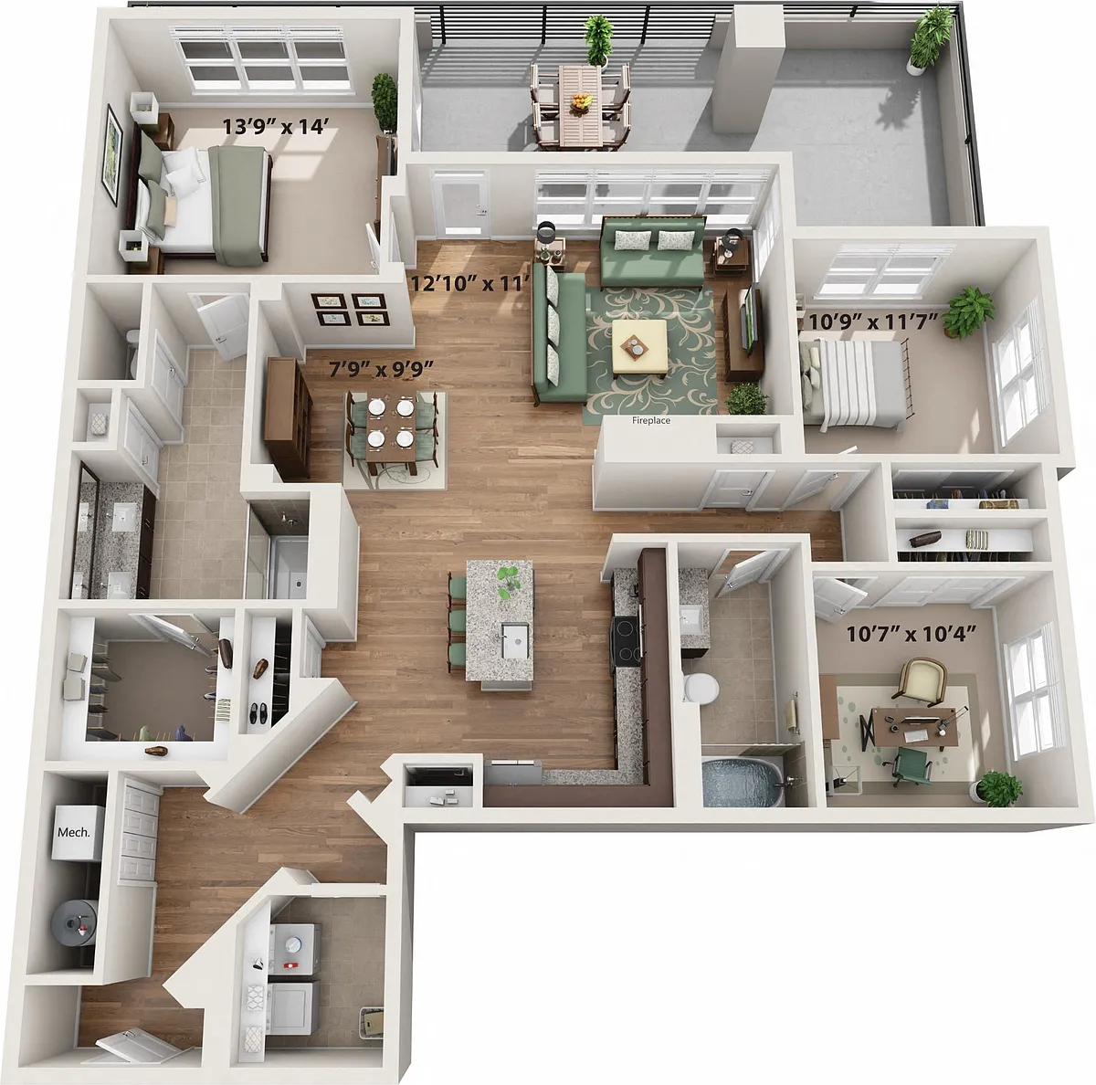 Floor plan Zinfandel