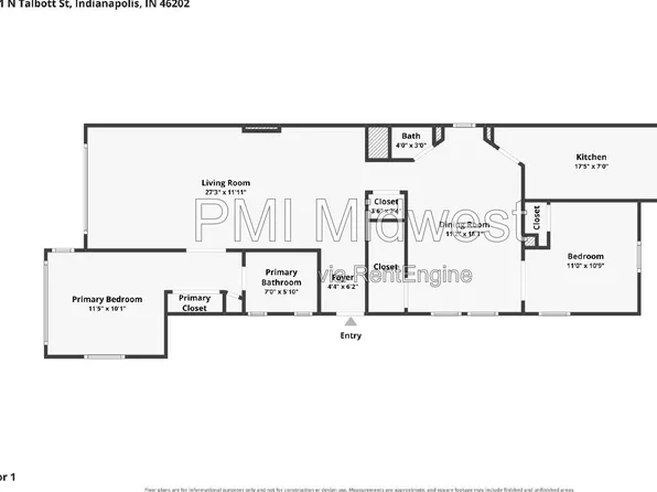 1661 N Talbott St #1, Indianapolis, IN 46202