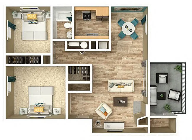 Floor plan The Ontario