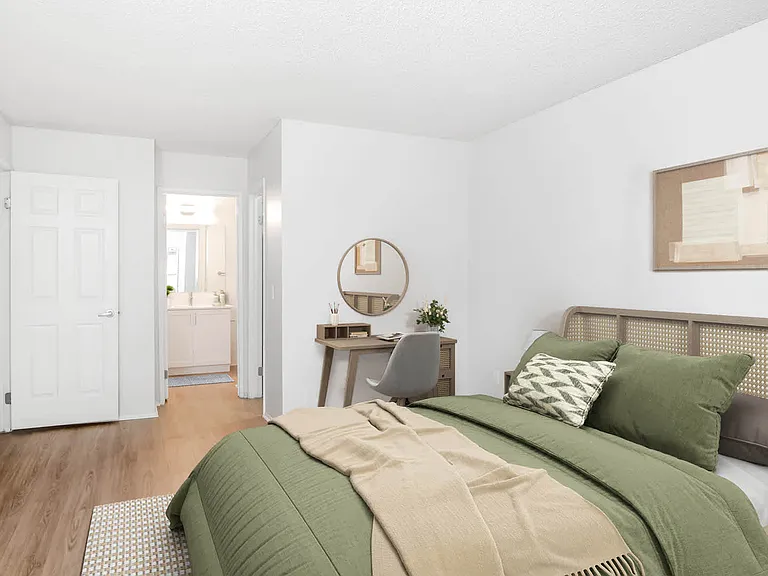 Bedroom with Hard Surface Flooring