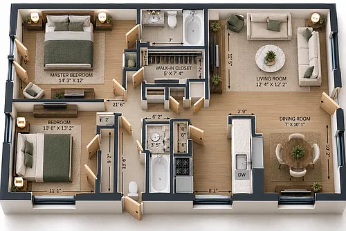Floor plan Oak