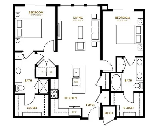 Floor plan B3