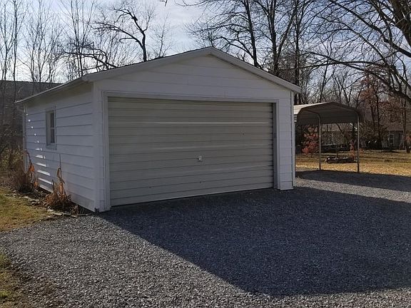 2 car detached garage with electricity