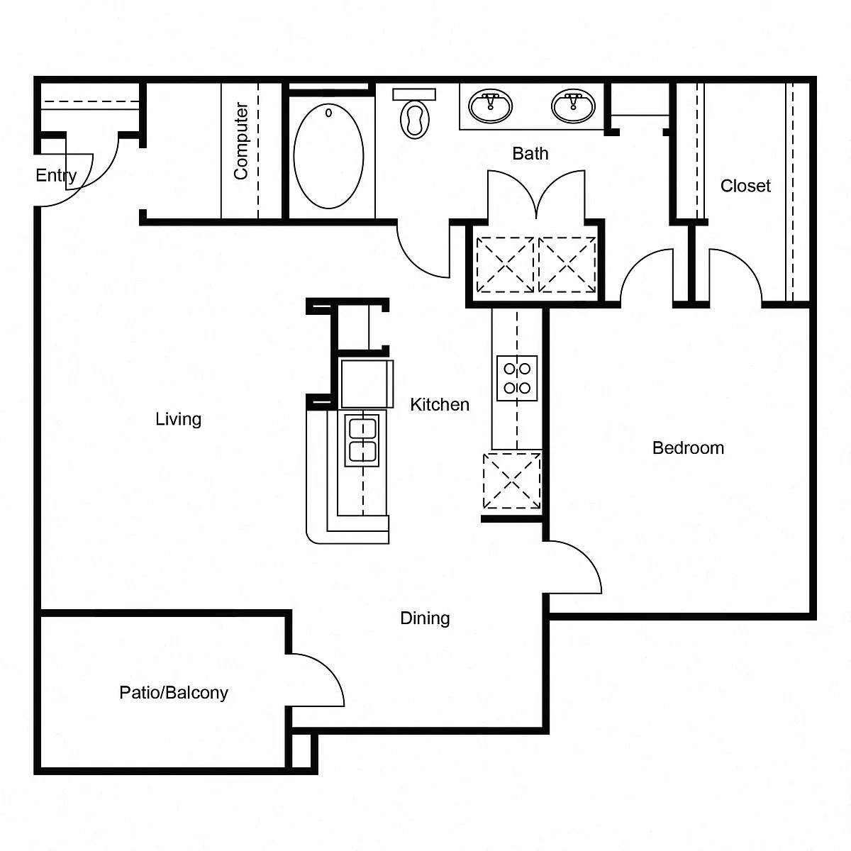 Floor plan 1A