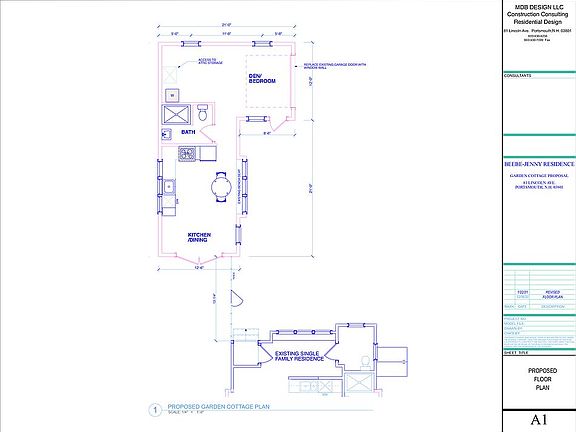 proposed ADU floorplan