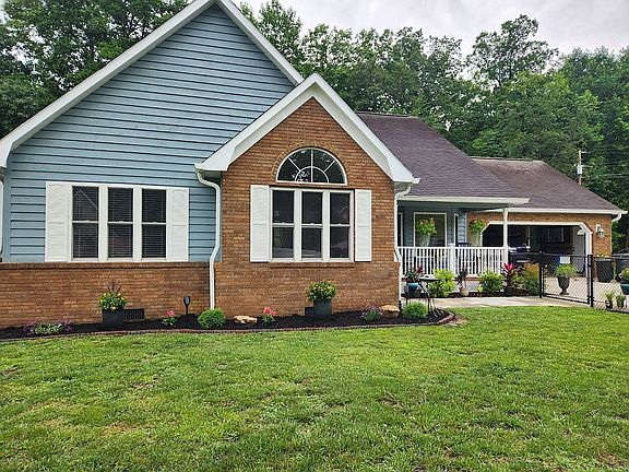 Inviting front porch