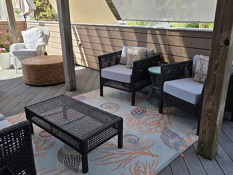 back deck sitting area