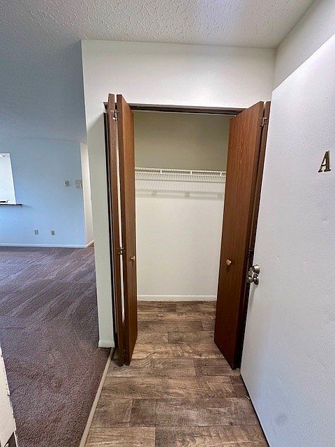 Entry closet open