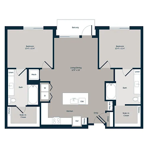 Floor plan Overland (acc)