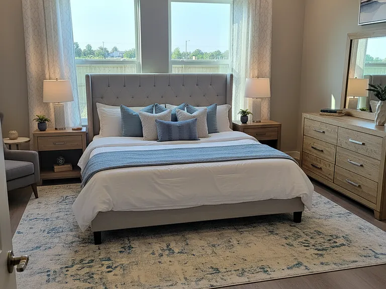 Staged Master Bedroom