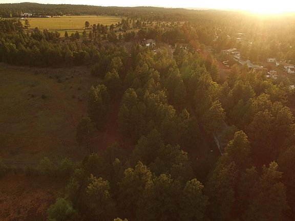 Arial view looking west from lots below