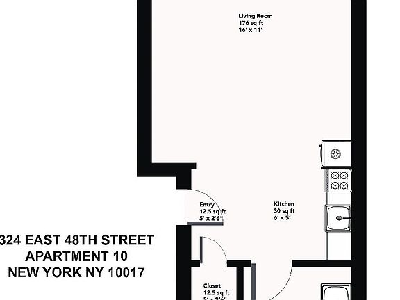 2nd image of 324 E 48th St APT 10