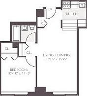 2nd image of 25 Wall St #831