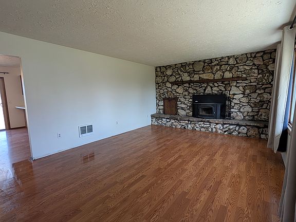 Primary Living Space with wood stove