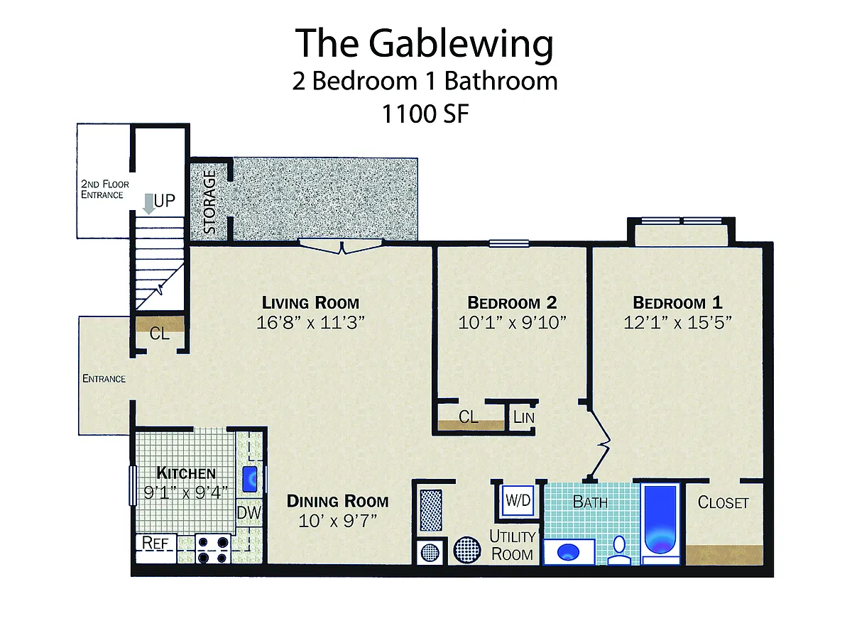 Floor plan Gablewing