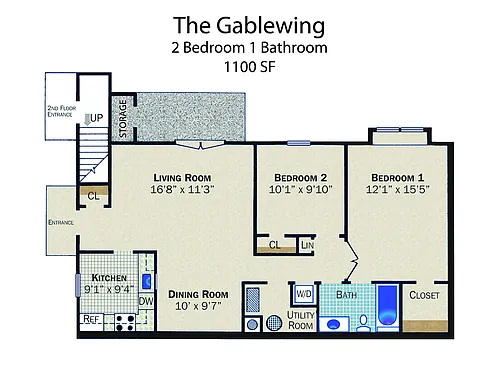 Floor plan Gablewing