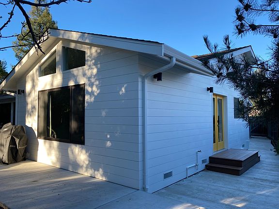 Guesthouse is attached to main house.