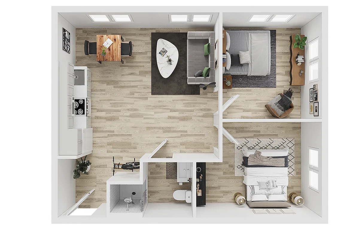 Floor plan 2 Bedroom