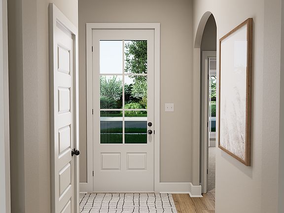 Foyer - virtually staged rendering. Features may vary.