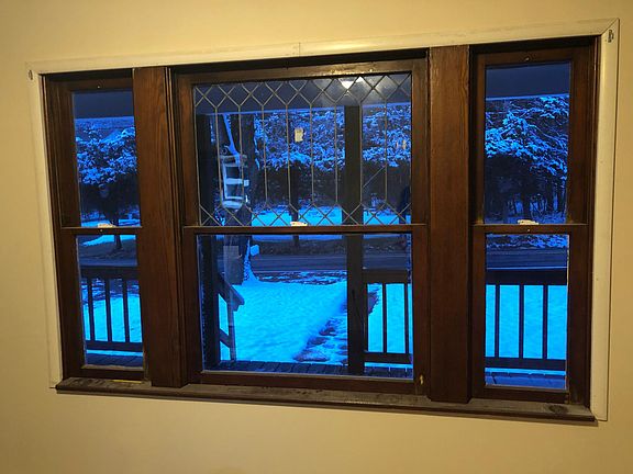 Lead glass window in Living Room