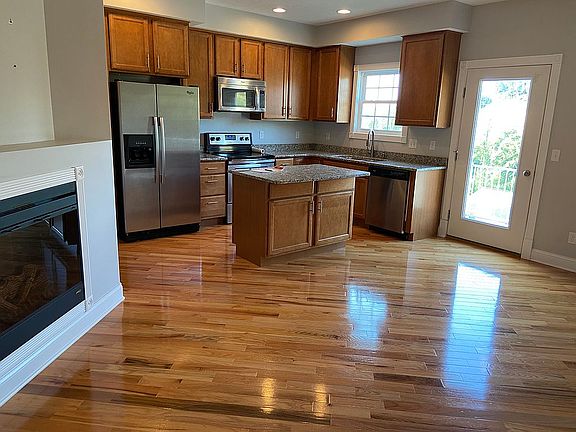Kitchen/Living/Fireplace