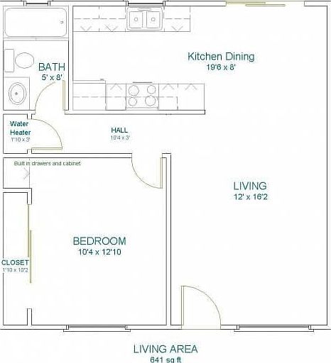 Spacious Floorplan