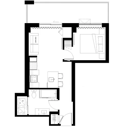 Floor plan 422