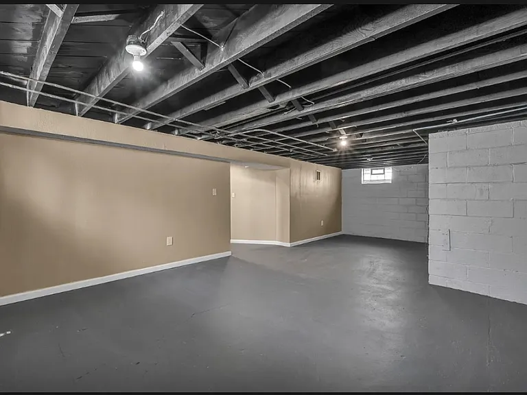 Large basement very clean and dry