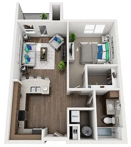 Floor plan 1N