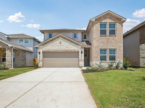 The Summerfield floorplan in Glendale Lakes of Rosharon, TX.