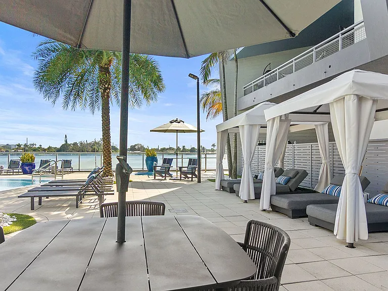 Retreat to shaded serenity in our designer cabanas
