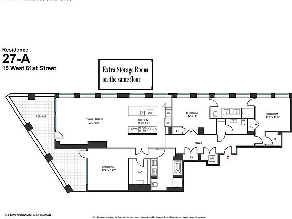 2nd image of 15 W 61st St #27A