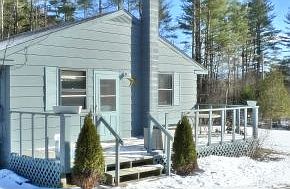 Sunny deck off kitchen
