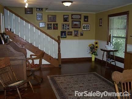 Dining room
						:
						Remodeled last year, bead-board ceiling, wainscot walls, original hardwood floor