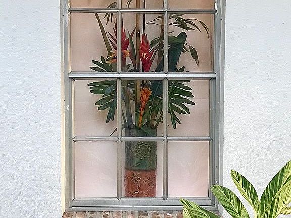 Lighted garage window box 