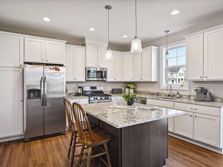 Large kitchen with lot's of storage space