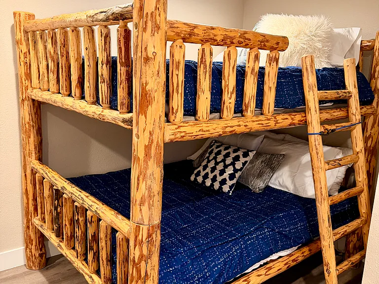 Bunks in lower level bedroom