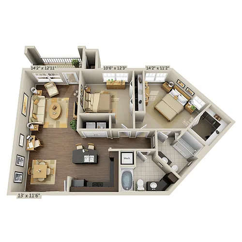 Floor plan Deer Trail
