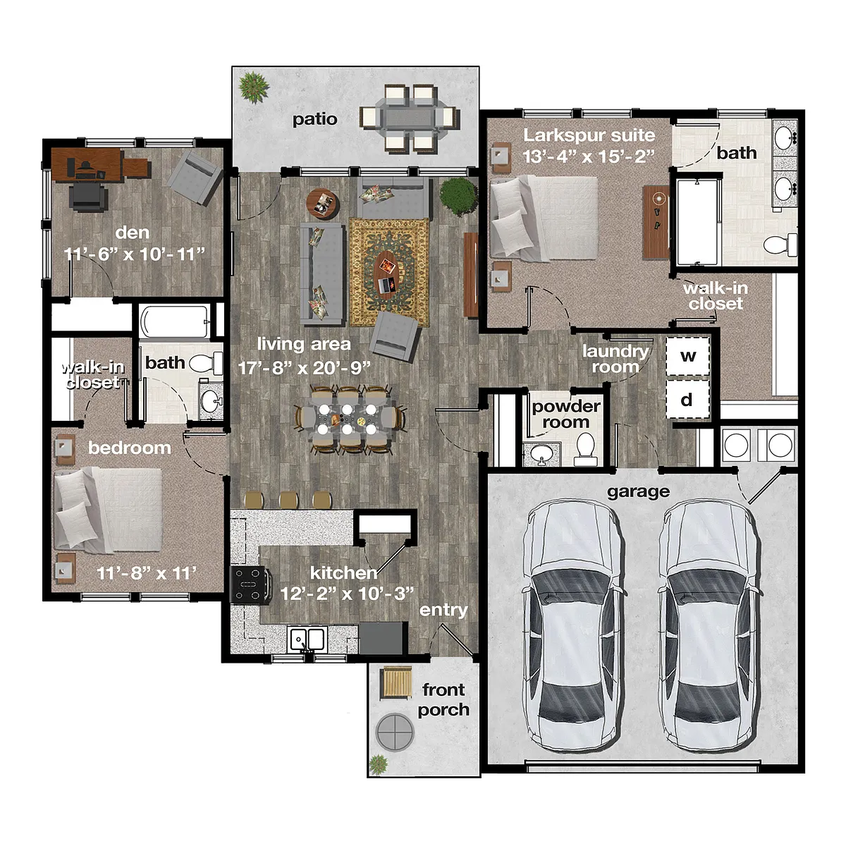 Floor plan Larkspur