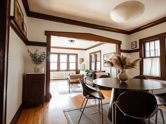 Dining and living room