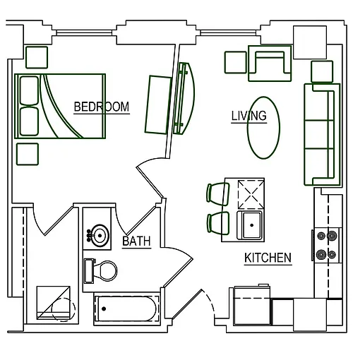 Floor plan Chesterfield Mini