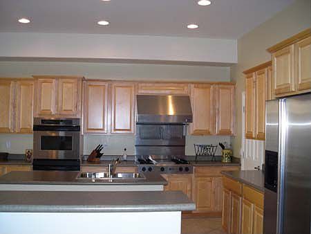 Stainless Steel Appliances in Kitchen